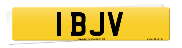 Registration number 1 BJV